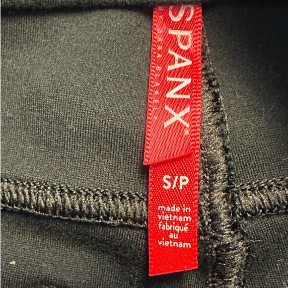 Spanx The Perfect Black Ponte Ankle Pants Size S - Picture 3 of 9
